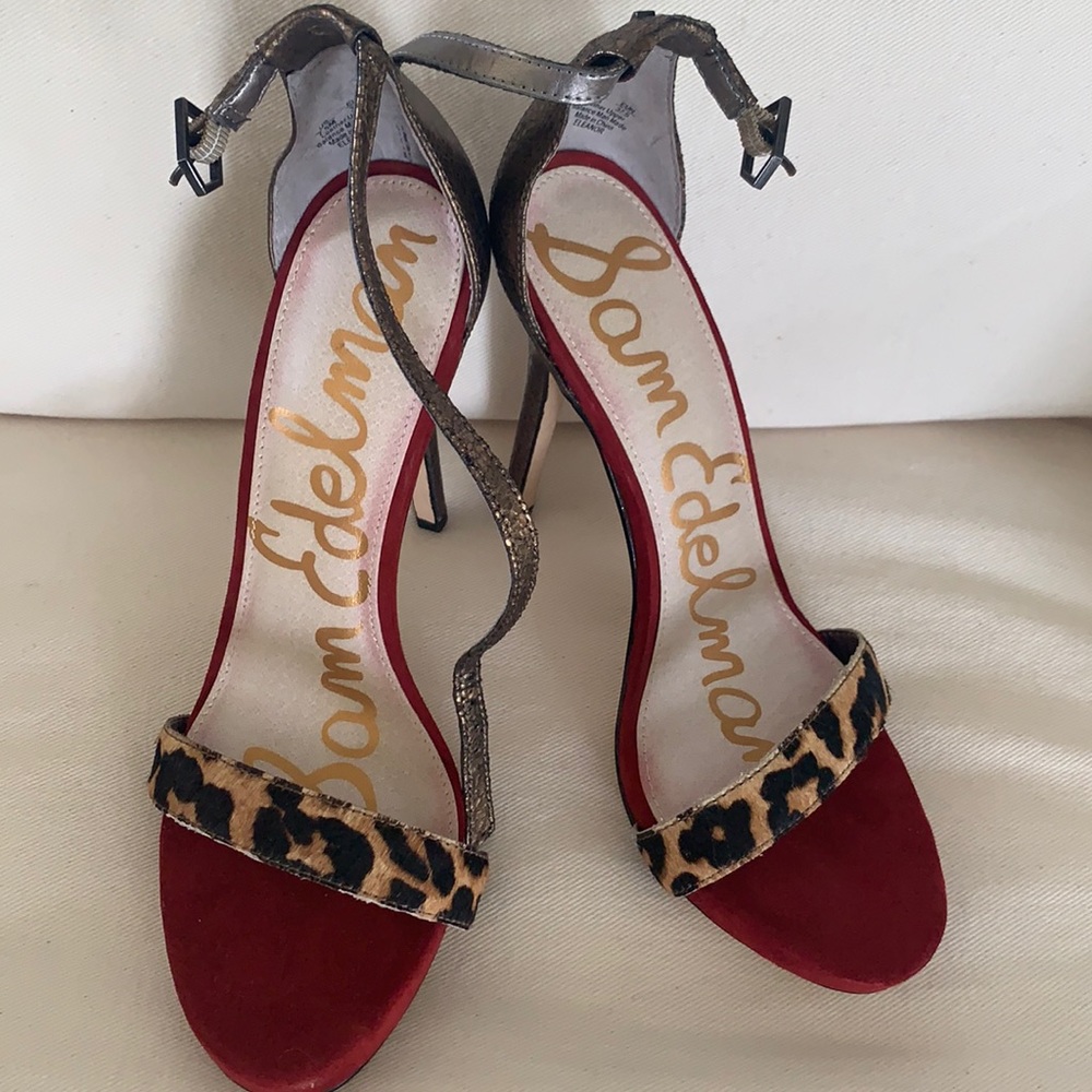 Sam Edelman Ted suede cheetah stiletto